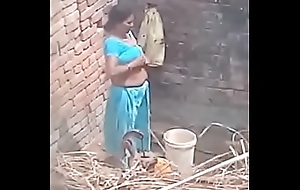 My Neighbour aunty Wash up in like manner the brush big boobs.