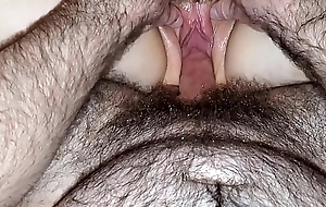 POV closeup of bush-leaguer wife's wet love tunnel possessions fucked coupled with faked at same lifetime
