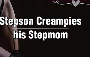 (Stepmom and Stepson Story) A Big Creampie for Stepmom