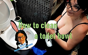 No matter what to clean a toilet trundle