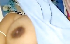 Satisfy my hijab wife big boobs