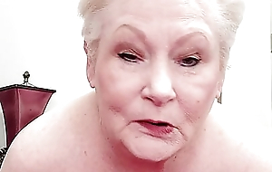 Watch Granny Shave Her Fat Bawdy cleft