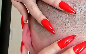 Asmr ear cleaning fetish of age cougar throb nails
