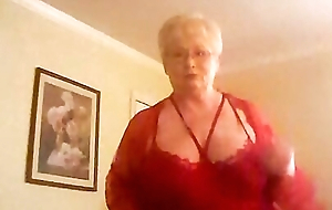 Horny Sexy Granny Gilf Showing Off Her Big Boobs And Fat Pussy For ages c in depth Dancing