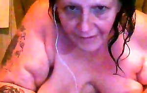 Horny Granny in Her Rocking Chair Masterbating