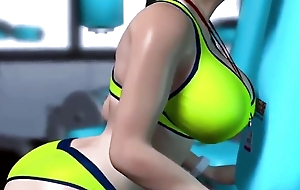 Chunky boob gym girl trainer - Hentai 3D 12