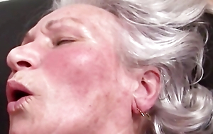 German old grandma na‹ve tits seduced from her front son
