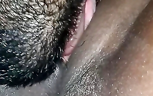 Amateur ebony Asian wife's pussy engulfing ID card and fucking cum in pussy 2023