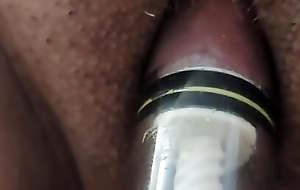 Pumped clit, Hitachi insertion, lush vibrator, and a creamy pussy.