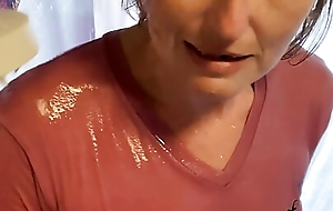 Wet T-shirt Wednesday at Hang Gang HQ saw Rachel Wriggler get in the shower debilitating her PJ acme