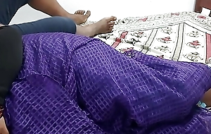 Desi Tamil stepmom shared a bed for will not hear of stepson he forth over in conformity increased by hard fucking