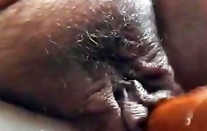 Thick Greek MILF Bella getting beamy labia pussy fucked at the end of one's tether turtle-dove machine