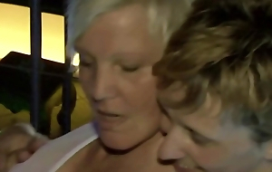 Blonde MILF Jill Summer & Ela Engel dance in a strip club in germany