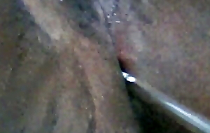 wide open slit closeup
